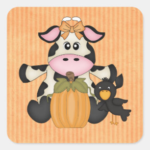 Autocollant Thanksgiving Cow