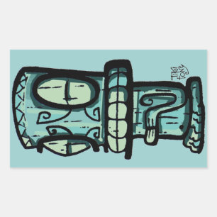 Autocollant Tiki Car