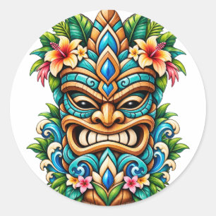 Autocollant Tiki Lagune Vigne