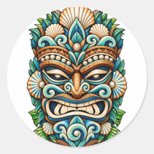 Autocollant Tiki Snow Pearl