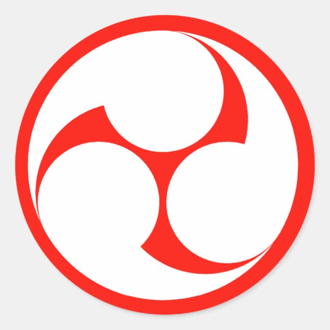 autocollant tomoe mon (Devant)