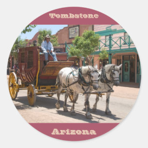 Autocollant : Tour #3 (rouge rond) de diligence