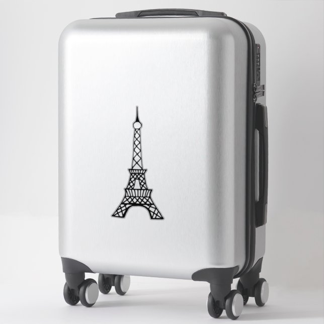 Autocollant Tour Eiffel Paris (Sur valise)