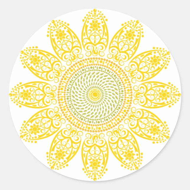 Autocollant Tournesol (Devant)