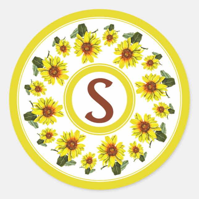 Autocollant Tournesol (Devant)