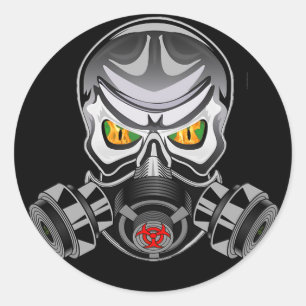 Autocollant toxique de logo