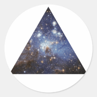autocollant triangle de l'espace hipster