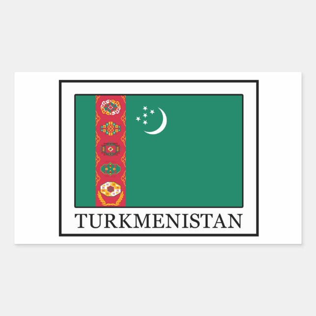 Autocollant Turkménistan (Devant)