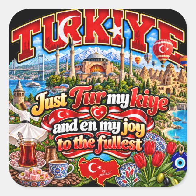 Autocollant Turquie (Devant)