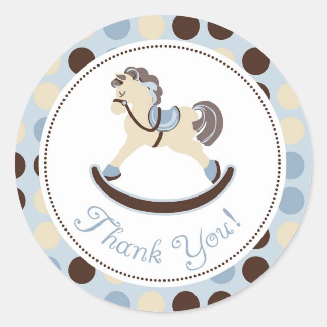 Autocollant TY Rocking Horse (Devant)