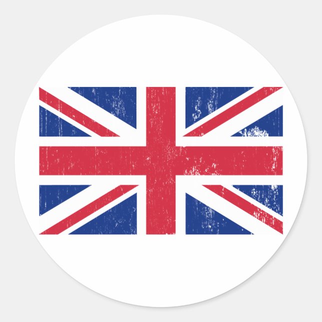 Autocollant Union Jack British Flag (Devant)