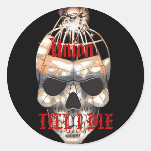 Autocollant Union Till I Die (Devant)