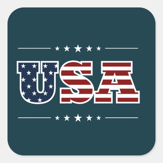 Autocollant USA (Devant)
