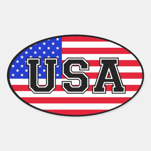 Autocollant USA (Devant)