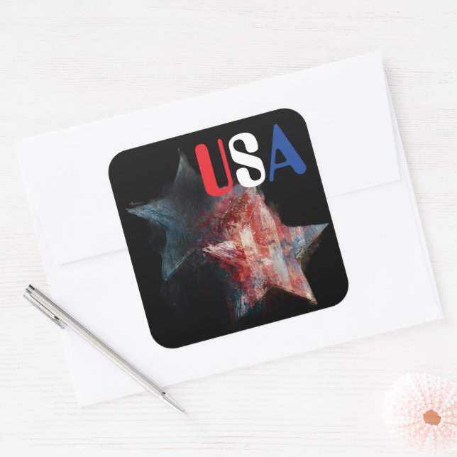 Autocollant USA (Enveloppe)