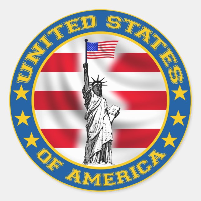 autocollant usa power (Devant)