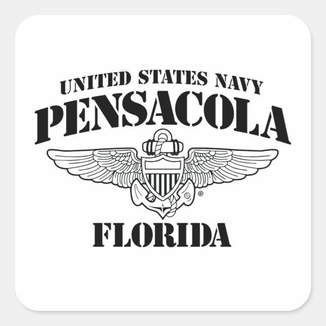 Autocollant USN Pensacola Florida (Devant)