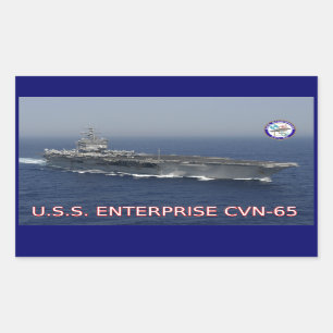 Autocollant USS Enterprise CVN-65