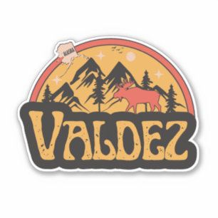 Autocollant Valdez, Alaska