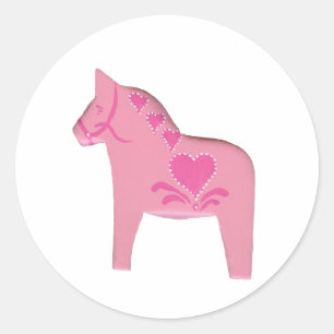 Autocollant Valentine Dala Horse
