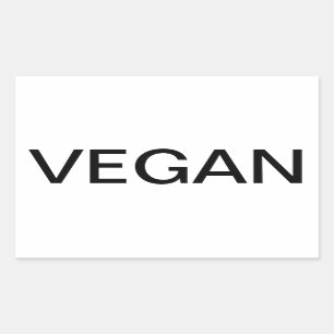 Autocollant végétalien