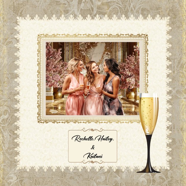 Autocollant Verre à Champagne (Créateur téléchargé)