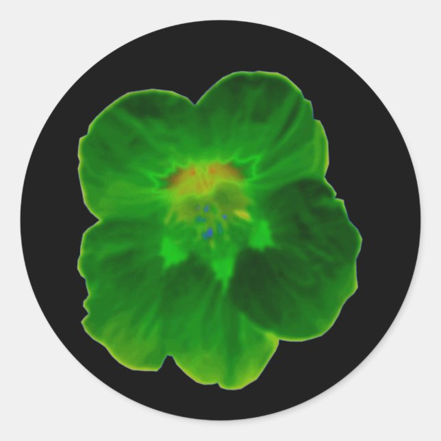Autocollant vert Nasturtium (Devant)