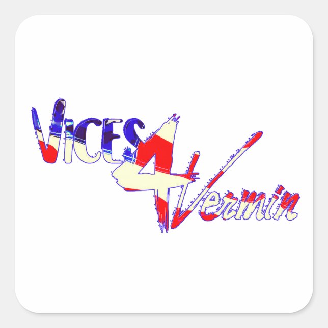 autocollant Vices 4 Vermin (Devant)