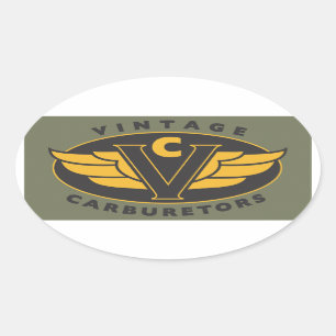 Autocollant vintage de carburateurs