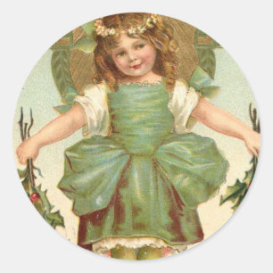 Autocollant vintage de Noël