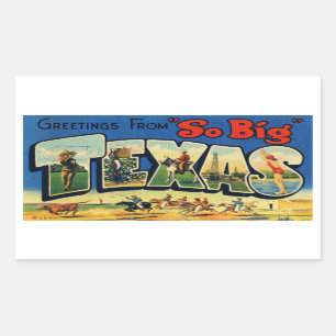 Autocollant vintage du Texas