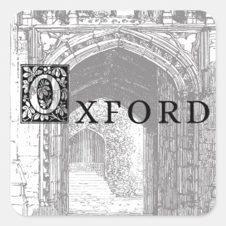 Autocollant Vintage Oxford Angleterre 