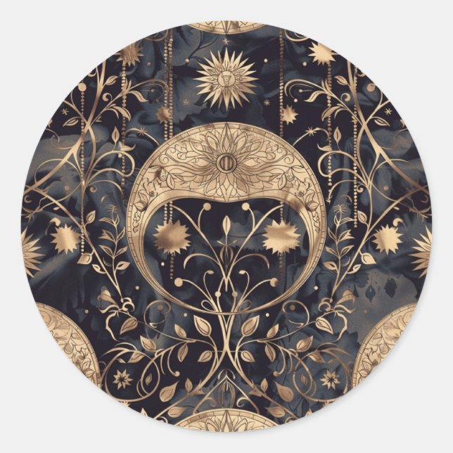 Autocollant Vintage Virgo personnalisé (Devant)