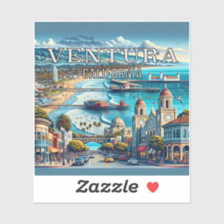 Autocollant Vinyl 3 pouces Ventura California