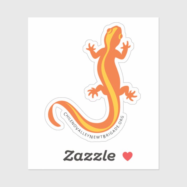 Autocollant Vinyl Newt de la brigade Newt (Feuille)