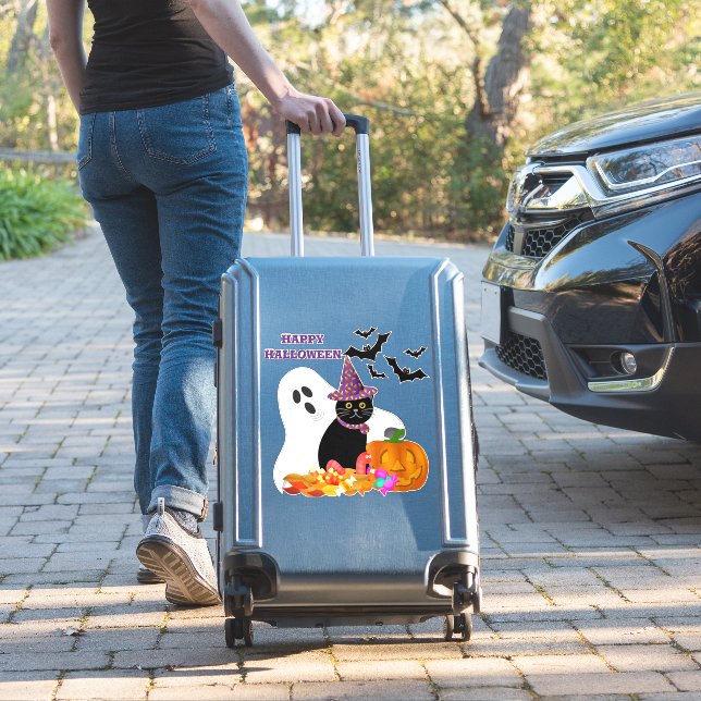 Autocollant vinyle découpé sur mesure Citrouille F (Valise Insitu)