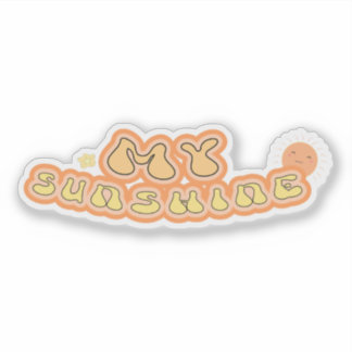 Autocollant vinyle Kawaii My Sunshine