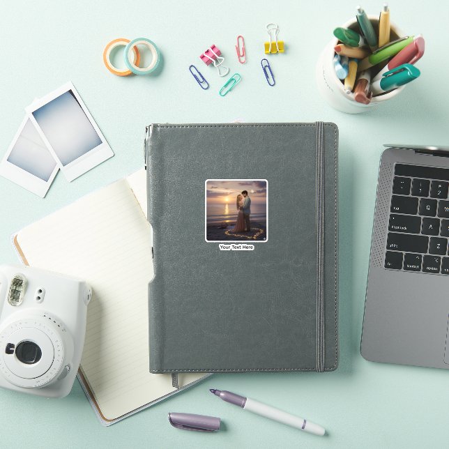 Autocollant vinyle personnalisé sur mesure avec ph (Couverture iPad)