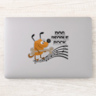 Autocollant vinyle Rock pour amateurs de chiens