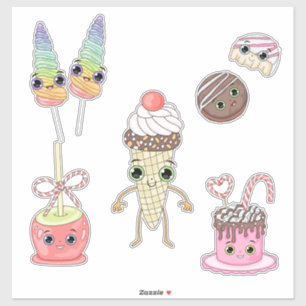 Autocollant vinyle sur mesure Candy Land Sweet Tre