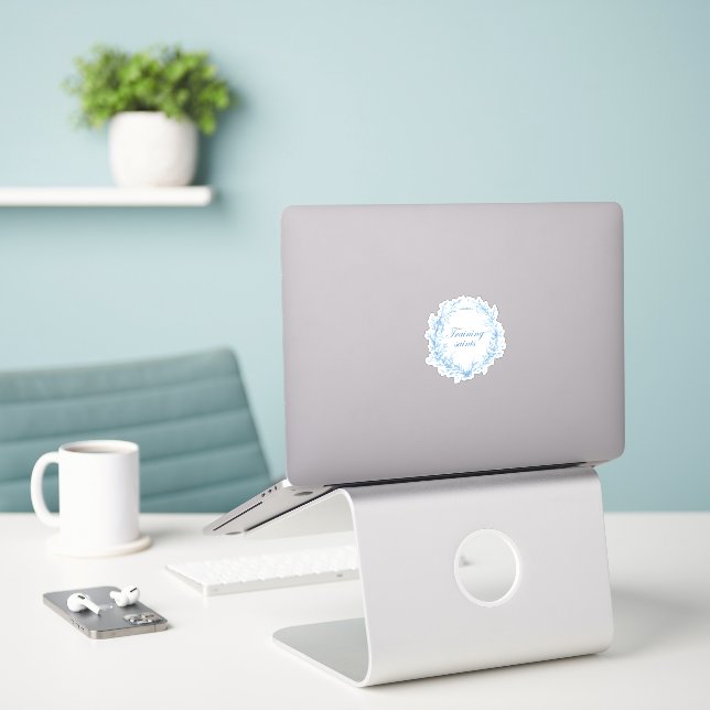 Autocollant vinyle Training Saints (Ordinateur portable sur le bureau)