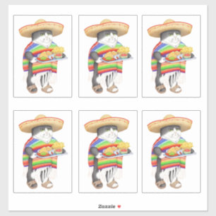 Autocollant vinyle WENDELITO 14" (6 Petits)