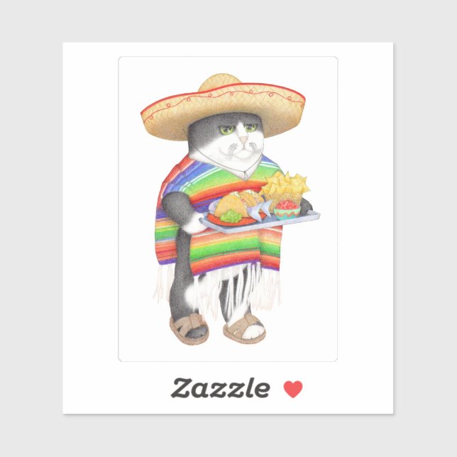 Autocollant vinyle WENDELITO 4" (Feuille)