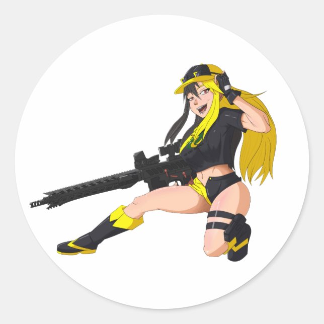 Autocollant Volcap Squat (Devant)