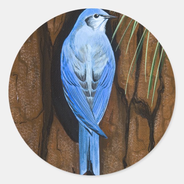 Autocollant "Vraiment bleu" (Devant)
