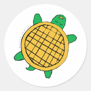 autocollant Waffle Turtles