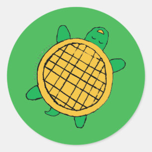 autocollant Waffle Turtles