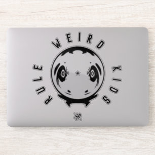 Autocollant Weird Kids Rule – devise drôle de biza