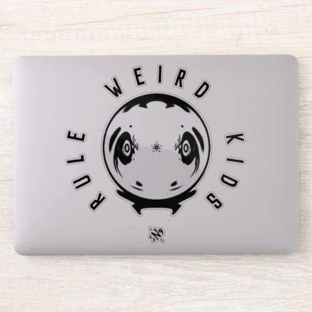 Autocollant Weird Kids Rule – devise drôle de biza (Ordinateur)