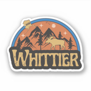 Autocollant Whittier, Alaska